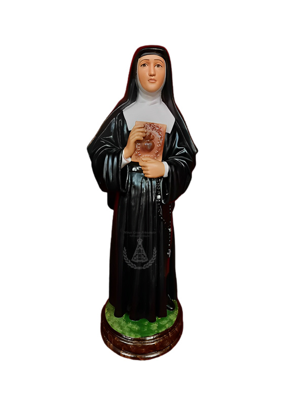 Santa Margarida Maria Alacoque Resina 30 cm