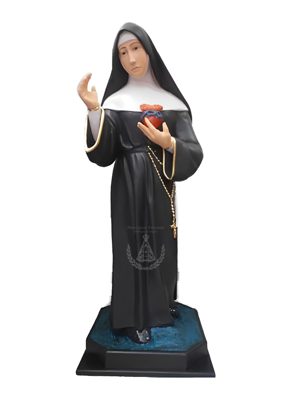 Santa Margarida Maria Alacoque Resina 100 cm