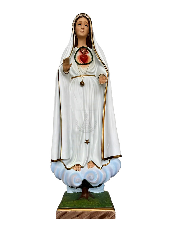 Imaculado Coração de Fátima Resina 160 cm