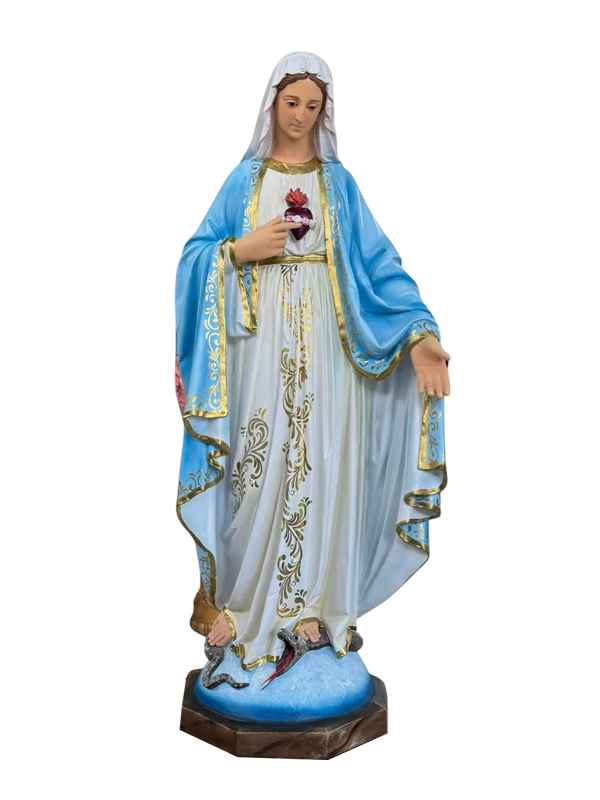 Sagrado Coração de Maria Resina 100 cm