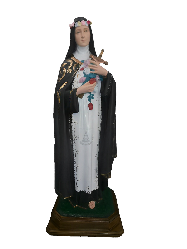 Santa Rosa de Lima Resina 80 cm