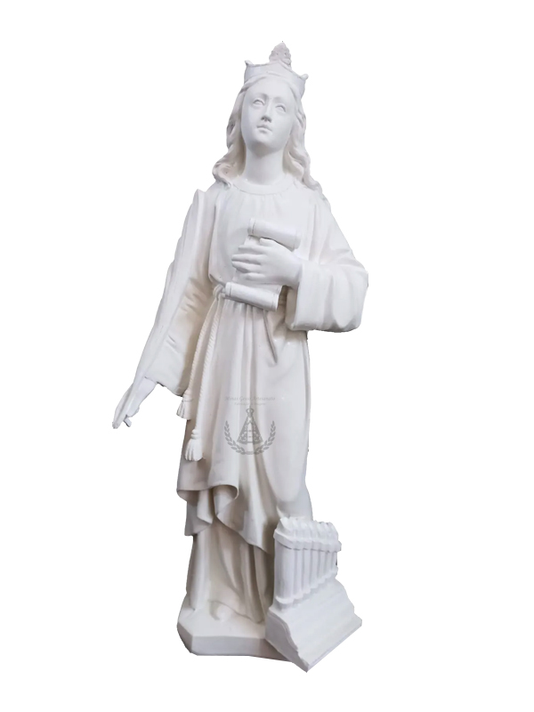 Santa Cecília Pó de Mármore 50 cm