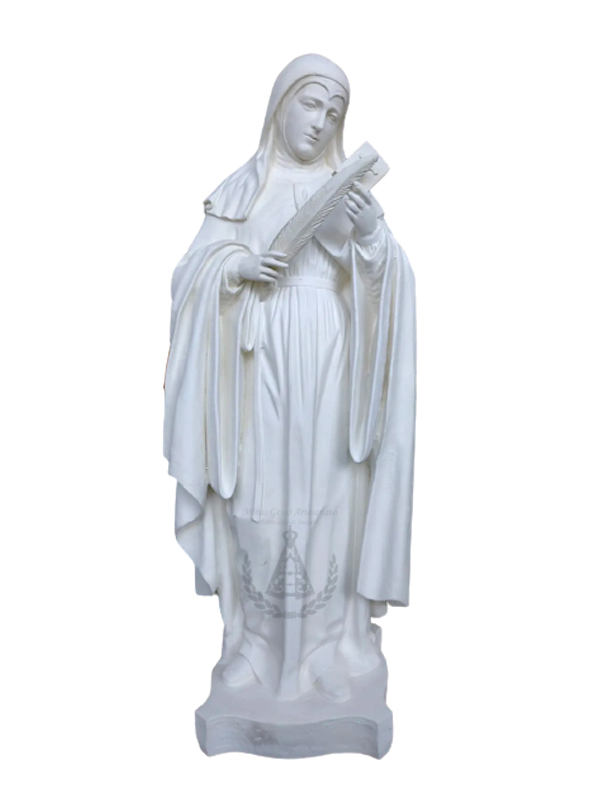 Santa Tereza de Ávila Pó de Mármore 80 cm