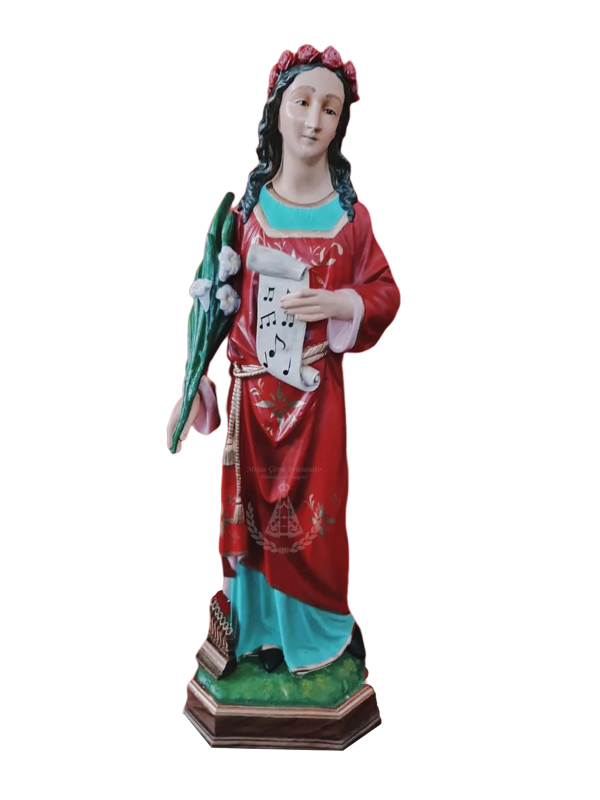 Santa Cecília Resina 110 cm