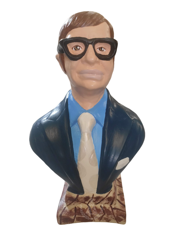 Chico Xavier Busto Azul 29 cm