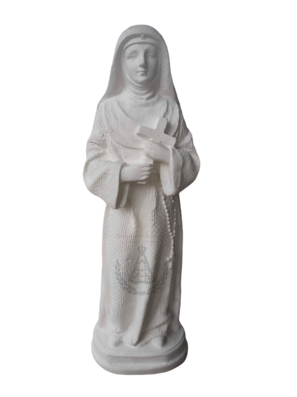 Santa Rita de Cássia Gesso Mod.4 21 cm
