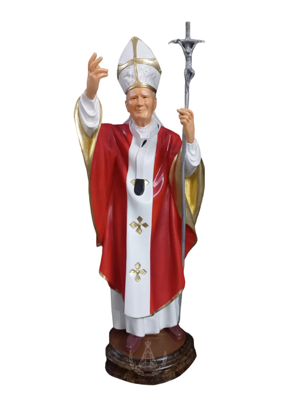 Papa João Paulo II Resina 60 cm