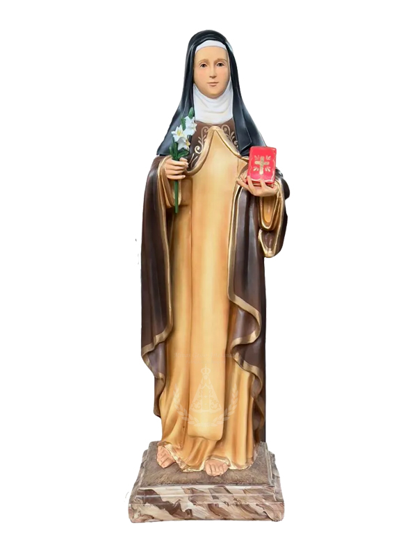 Santa Catarina Resina 80 cm