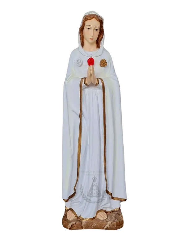 Nossa Senhora Rosa Mística Resina 67 cm