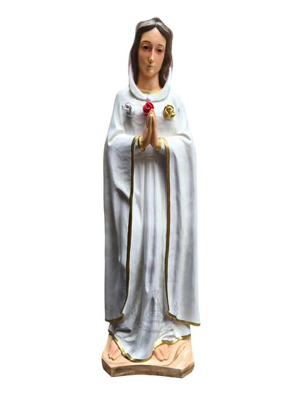 Nossa Senhora Rosa Mística Resina 67 cm