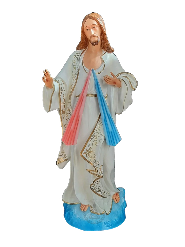 Jesus Misericordioso Resina 90 cm