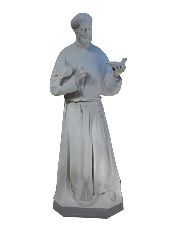 São Francisco Assis Pó de Mármore 180 cm