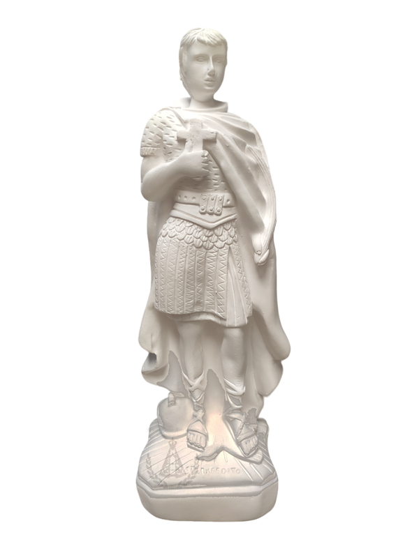 Santo Expedito Mod.2 Gesso 29 cm