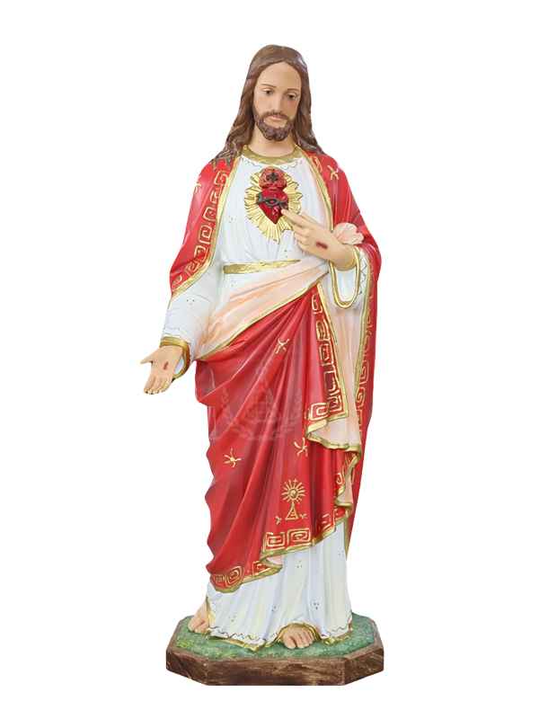 Sagrado Coração Jesus Resina 80 cm