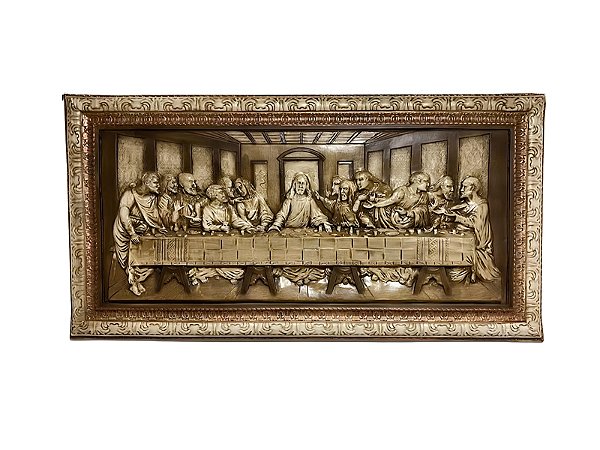 Santa Ceia de Parede Resina 129 x 67 cm