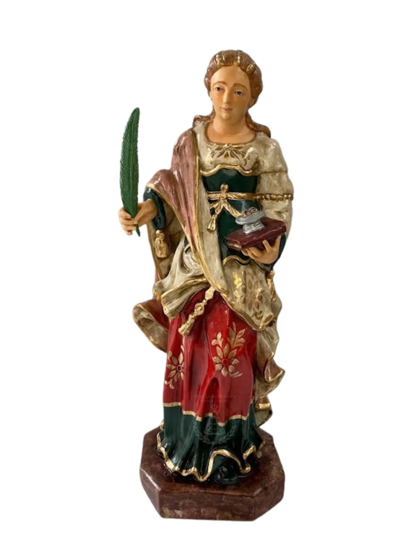 Santa Luzia Resina 60 cm