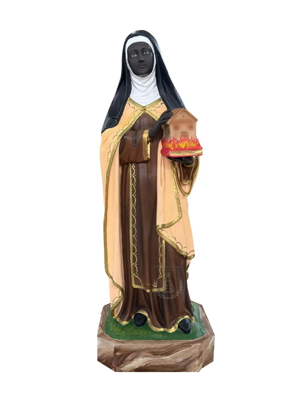 Santa Efigênia Resina 80 cm
