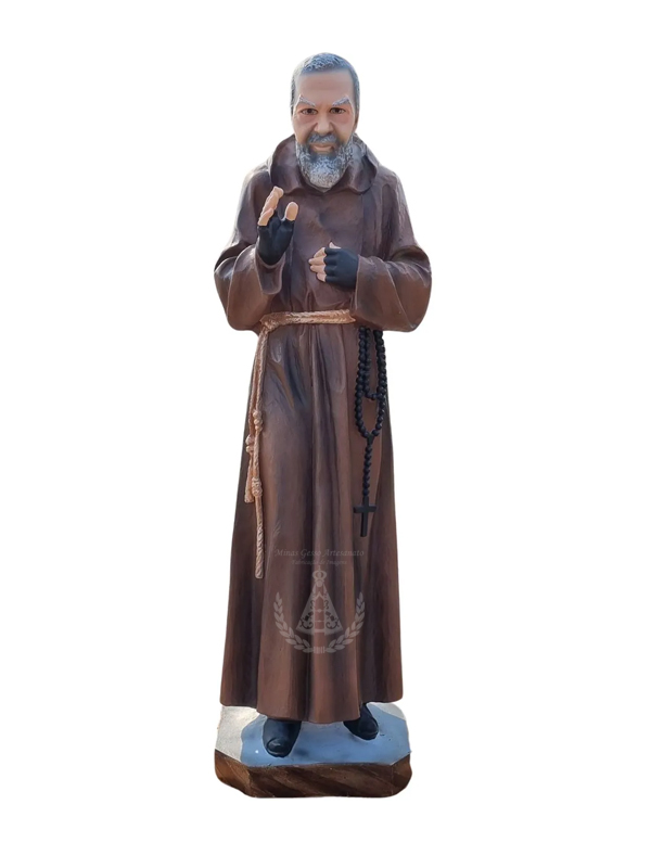 São Padre Pio Resina 70 cm