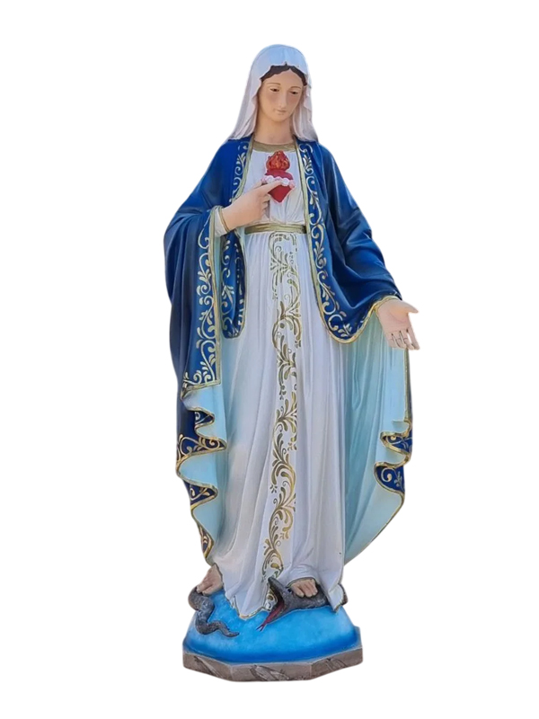 Sagrado Coração de Maria Resina 80 cm
