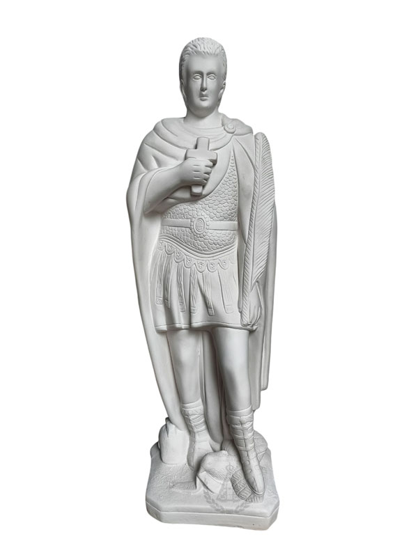 Santo Expedito Gesso 65 cm