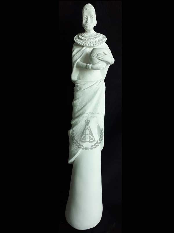 Africano com pote Redondo 41 cm