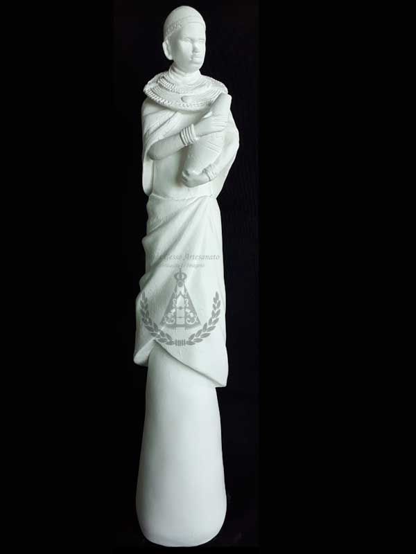 Africano com vaso 41 cm