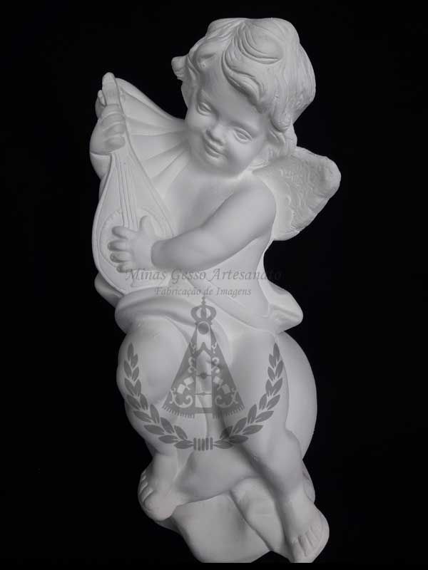 Anjo com Violão 26 cm