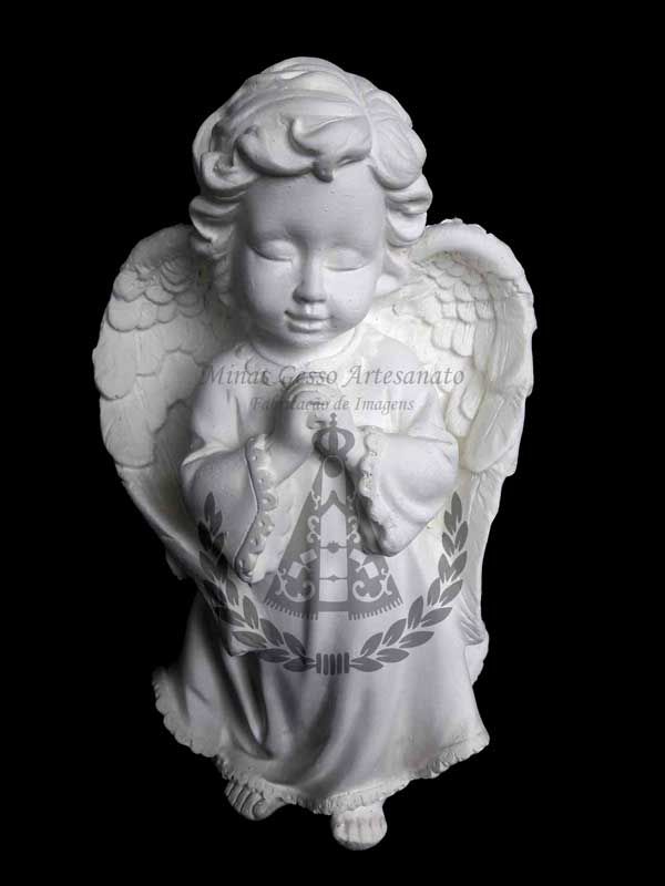 Anjo em pé Mãos Postas 19 cm