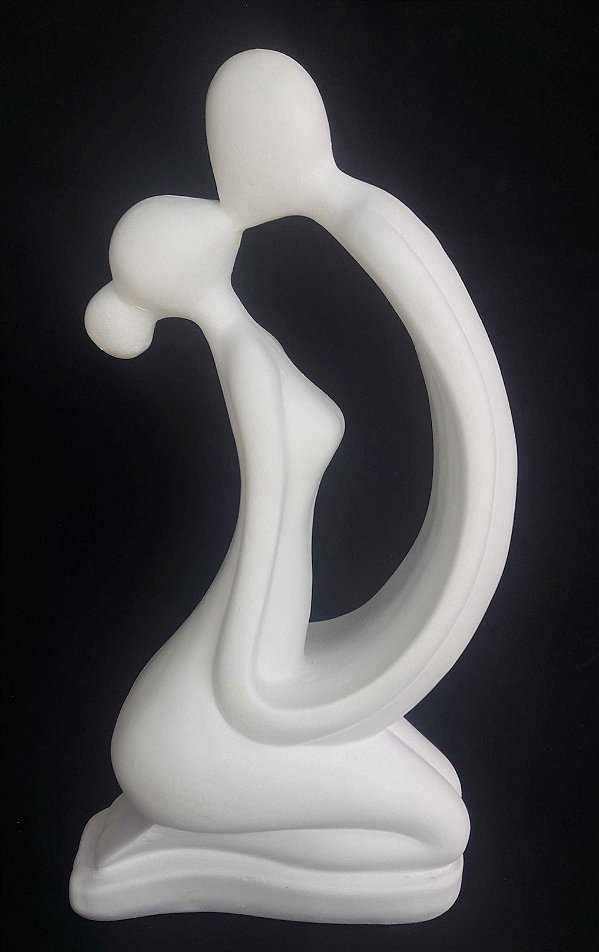 Casal Ajoelhado Estilizado 27 cm