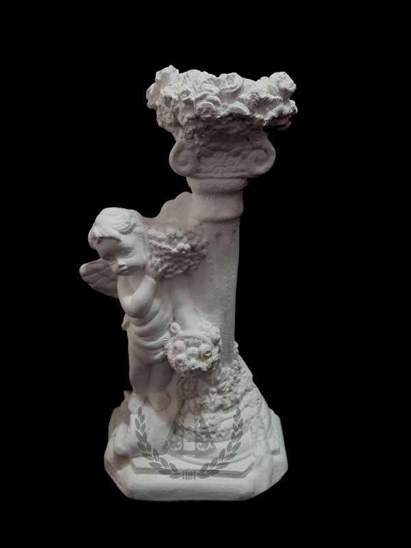 Castiçal Floreiro Menino 20 cm