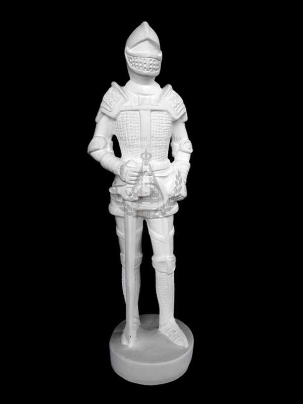 Cavaleiro Medieval base Redonda 34 cm