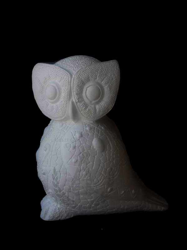 Coruja com Pedras P 15 cm