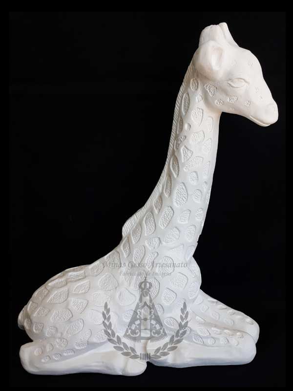 Girafa Grande Ajoelhada 41x34 cm