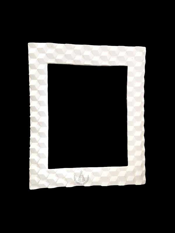 Moldura Porta Retrato Quadriculada 30 cm