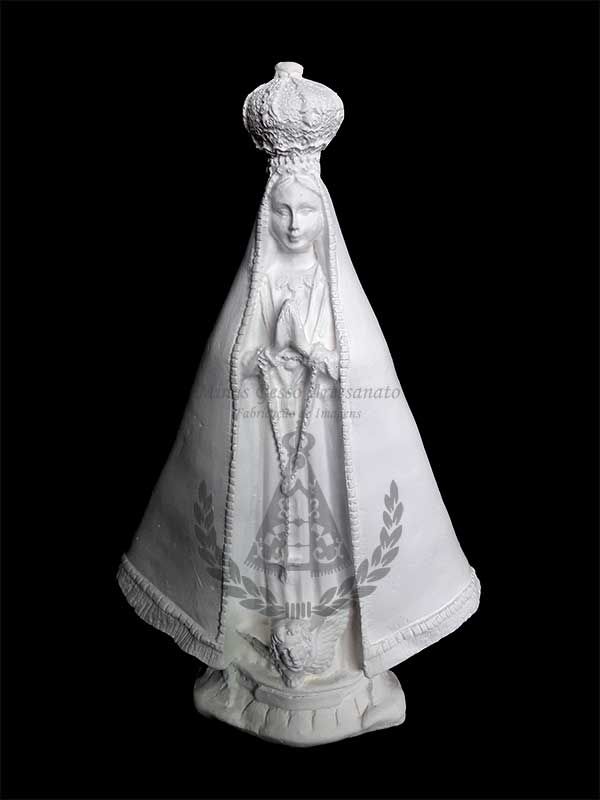 N. Sra Aparecida Manto Liso Mod.4 20 cm