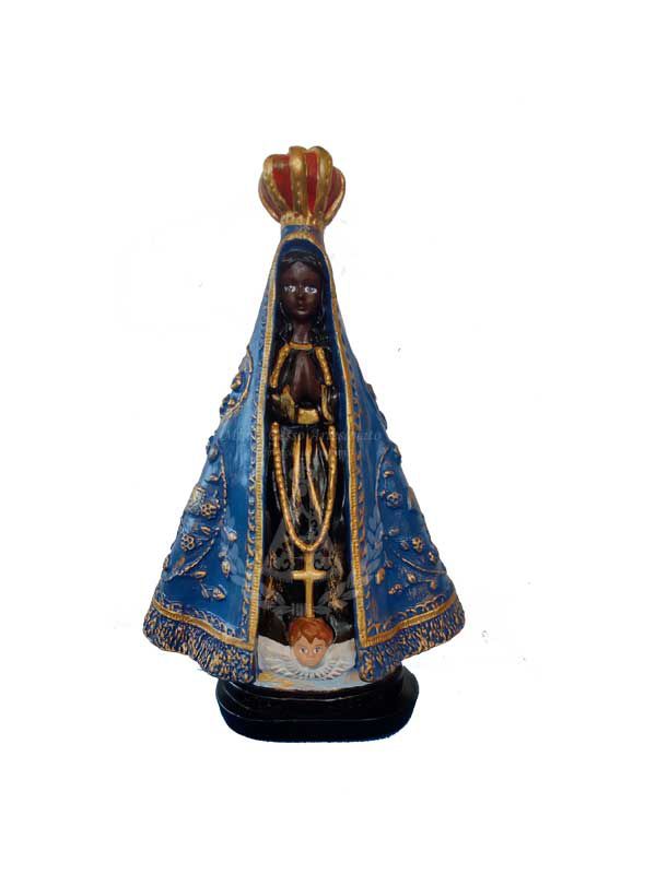 N. Sra. Aparecida coroa Maior Pintada 28 cm