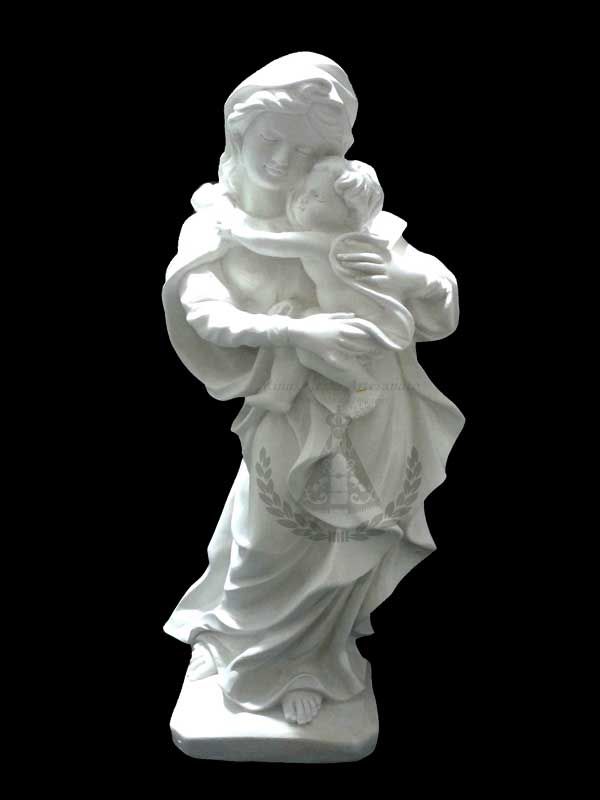 Nossa Senhora do Bom Parto Gesso 50 cm