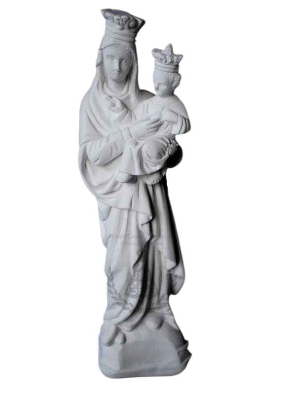 Nossa Senhora do Sagrado Coração de Jesus Gesso 30 cm