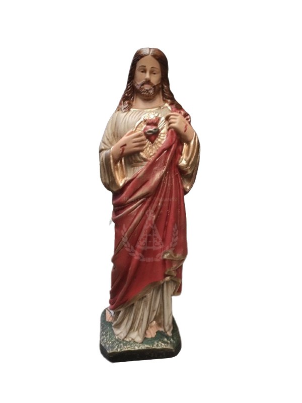 Sagrado Coração de Jesus Pintado 40 cm