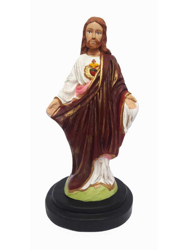 Sagrado Coração de Jesus com Manto 20 cm
