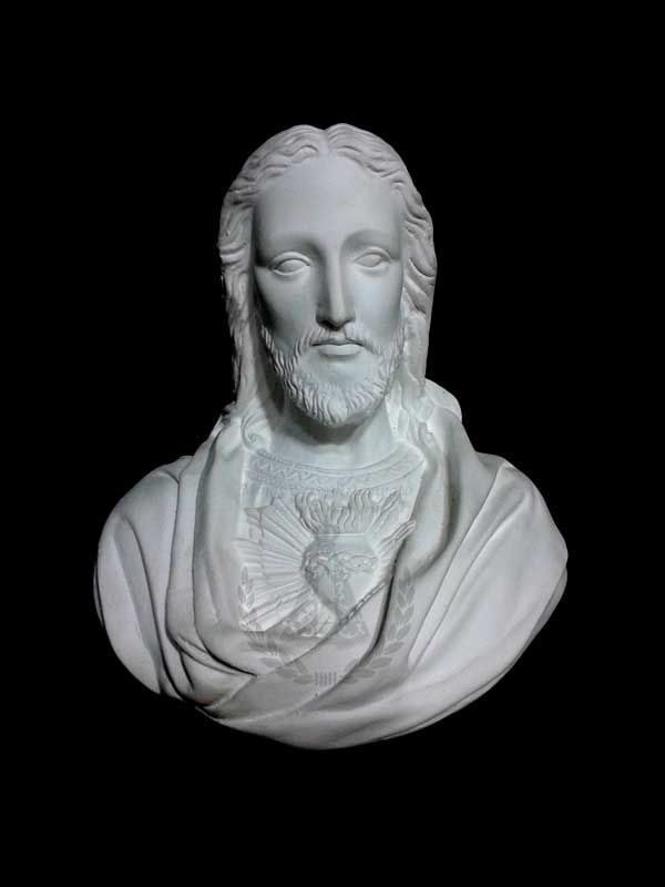 Sagrado Coração Jesus Busto Parede