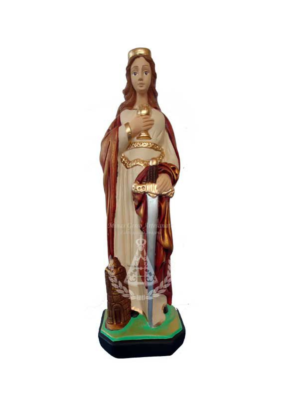 Santa Bárbara Pintada 30 cm