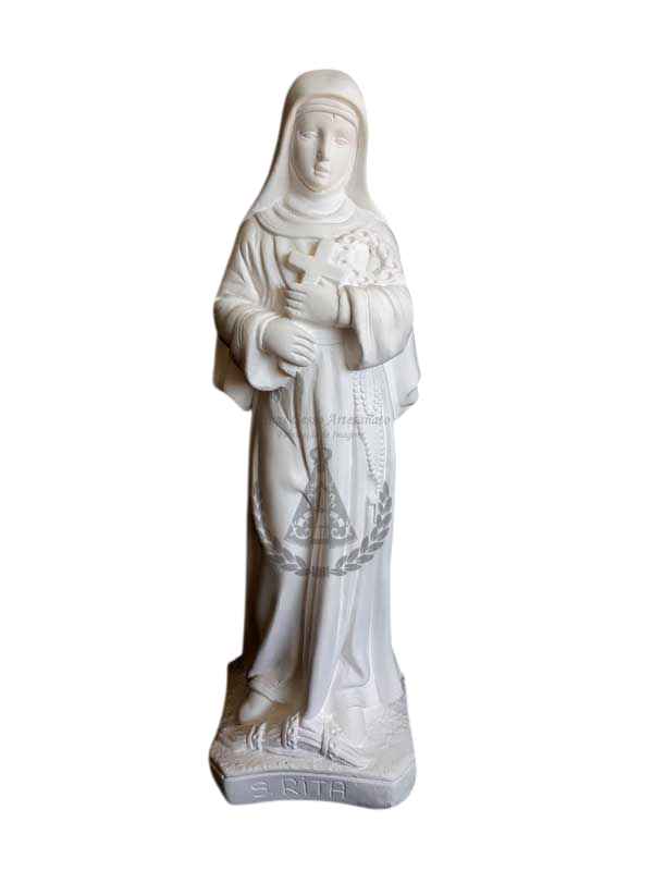 Santa Rita Cássia Gesso 40 cm