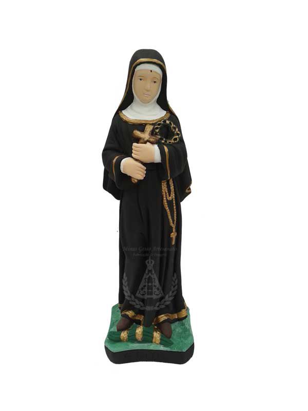 Santa Rita Cássia Pintada 40 cm