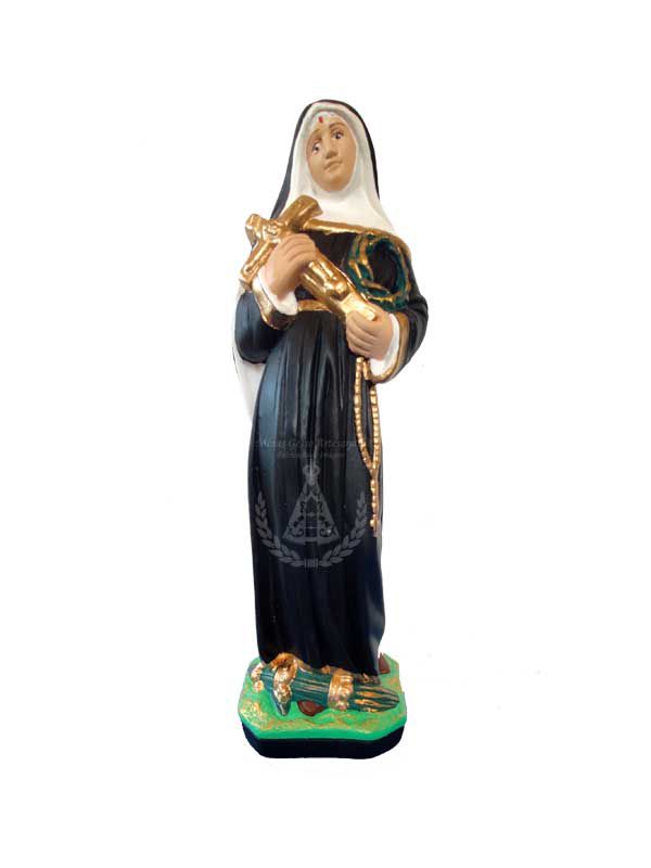 Santa Rita de Cássia Pintada 30 cm