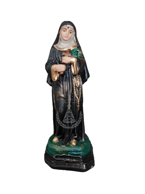 Santa Rita de Cássia Mod.3 Pintada 20 cm