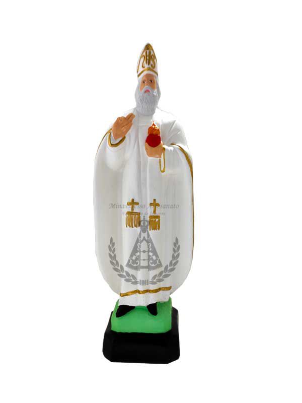 Santo Agostinho Pintado 30 cm