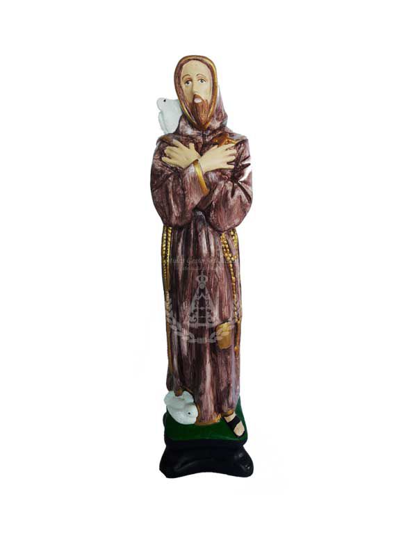 São Francisco de Assis Pintada 40 cm