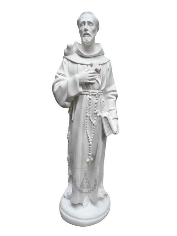 São Francisco de Assis Mod.2 Gesso 60 cm