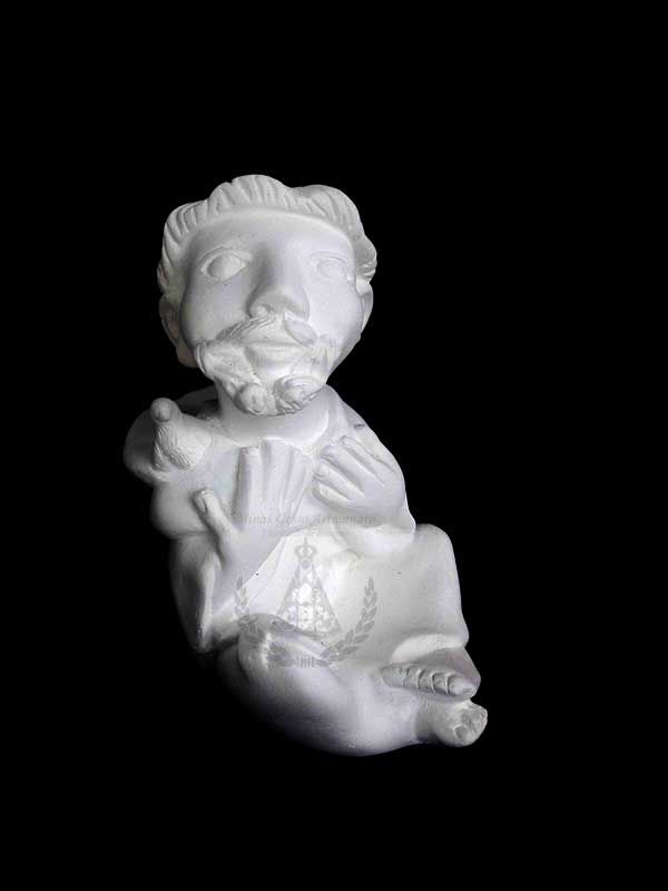 São Francisco de Assis Sentado 17 cm